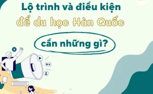 LỘ TRÌNH ĐI DU HỌC HÀN QUỐC